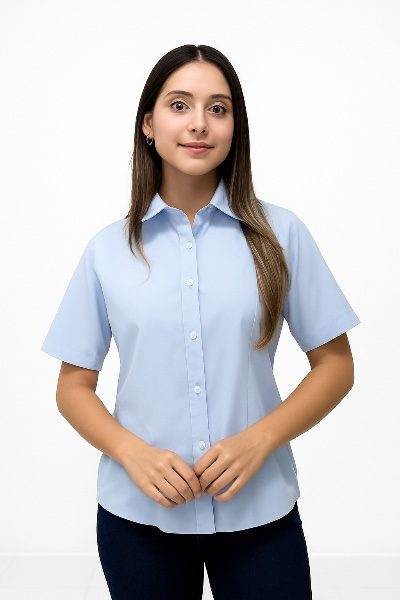 Camisa mujer manga corta CRO 14001